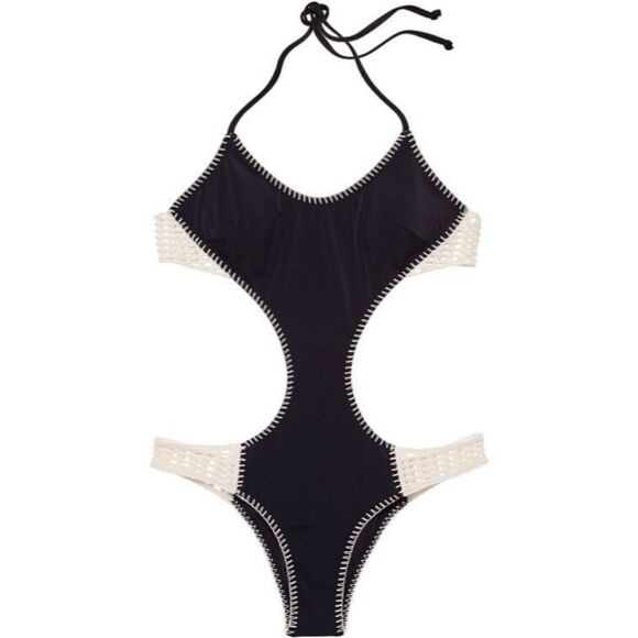 Factory Wrapped Victoria Secrets Crochet Monokini - Picture 3 of 6